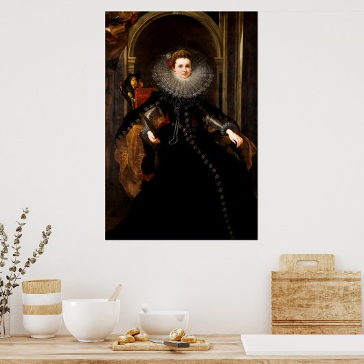 Poster Peter Paul Rubens : Marchesa Veronica (Cuisine)