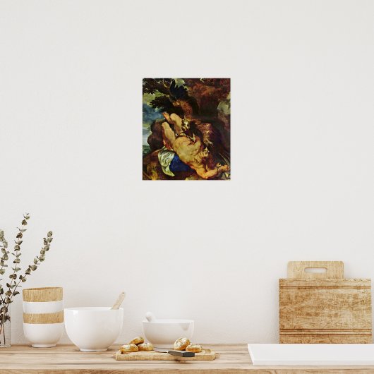 Poster Peter Paul Rubens - Prométhée enchaînée (Cuisine)