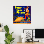 Poster Peter Piper Potato (Bureau à domicile)