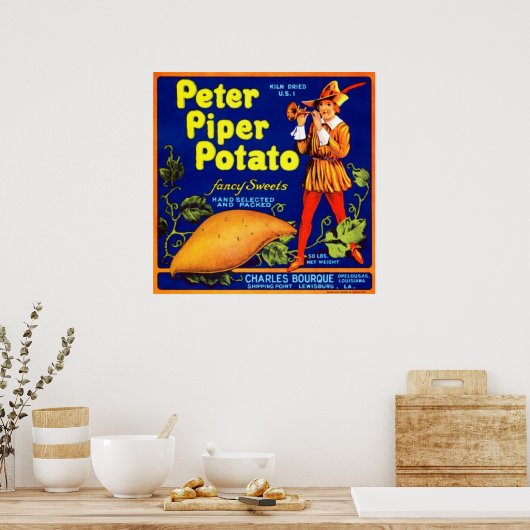 Poster Peter Piper Potato (Cuisine)