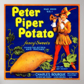 Poster Peter Piper Potato (Devant)