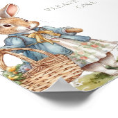 Poster Peter Rabbit À feuillage persistant Fille Baby sho (Coin)