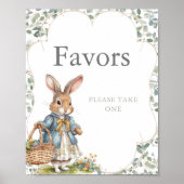 Poster Peter Rabbit À feuillage persistant Fille Baby sho (Devant)