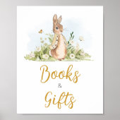 Poster Peter Rabbit Baby showers Livres et cadeaux (Devant)