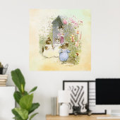 Poster Peter Rabbit (chats) (Bureau à domicile)