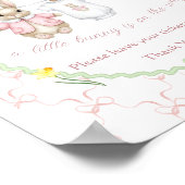 Poster Peter Rabbit Clothesline Baby Shower Diaper Raffle (Coin)