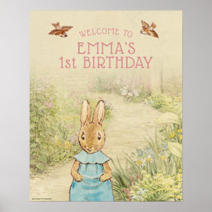 Poster Peter Rabbit - Fille   Accueil pour le premier ann