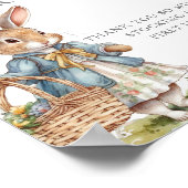 Poster Peter Rabbit Fille Baby shower Livres Pour Bébé (Coin)