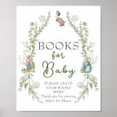 Poster Peter Rabbit Greenery Livres Fleurs sauvages Pour (Devant)