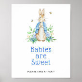 Poster Peter Rabbit Les bébés sont doux (Devant)