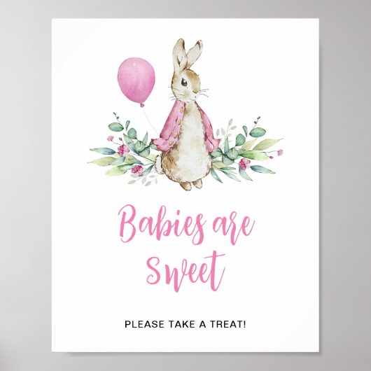 Poster Peter Rabbit Les bébés sont doux (Devant)