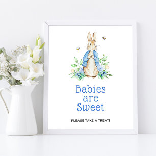 Poster Peter Rabbit Les bébés sont doux