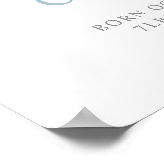 Poster Peter Rabbit | Lettre personnalisée C (Coin)