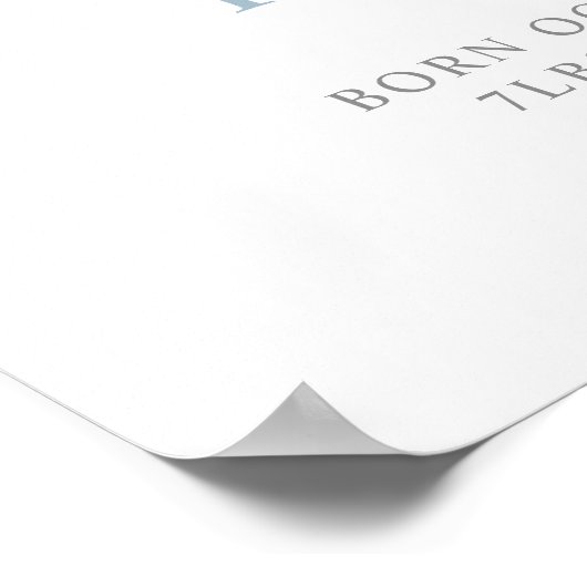 Poster Peter Rabbit | Lettre personnalisée R (Coin)