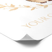 Poster Peter Rabbit soufflant la gomme blanche Personnali (Coin)