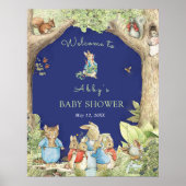 Poster Peter the Rabbit Forêt Amis Douche Bienvenue (Devant)