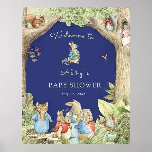 Poster Peter the Rabbit Forêt Amis Douche Bienvenue (Devant)