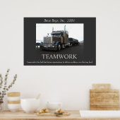 Poster Peterbilt motivationnel (Cuisine)