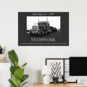 Poster Peterbilt motivationnel (Bureau à domicile)