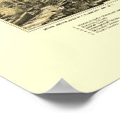 Poster Peterborough, NH Panoramic Map - 1886 (Coin)