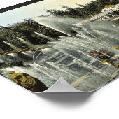 Poster Peterhof de Château, Saint-Pétersbourg, classe Rus (Coin)