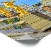 Poster Peterhof Golden Statues, Russie (Coin)