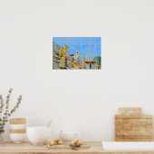 Poster Peterhof Golden Statues, Russie (Cuisine)