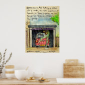 Poster @petermoore irkafirka print (Cuisine)