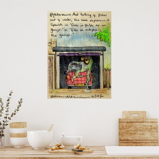 Poster @petermoore irkafirka print (Cuisine)