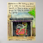 Poster @petermoore irkafirka print (Devant)