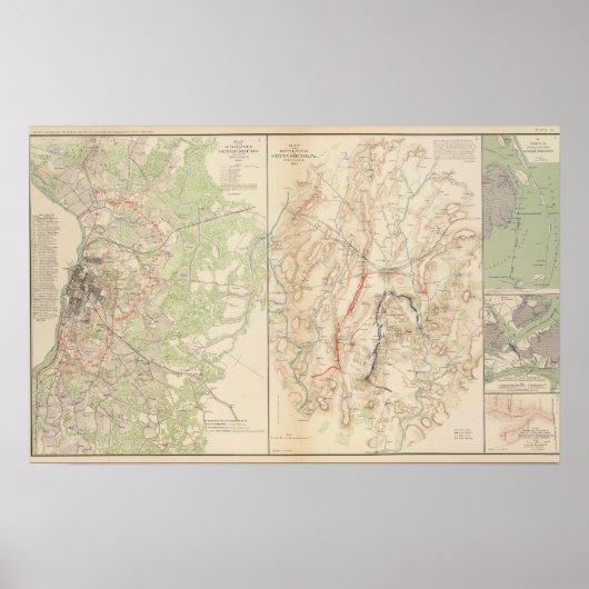 Poster Pétersbourg, Gettysburg (Devant)