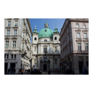 Poster Peterskirche Wien Österreich