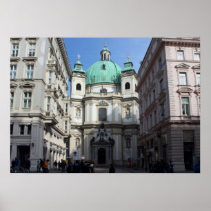 Poster Peterskirche Wien Österreich