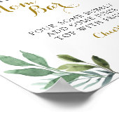 Poster Petit Agneau doux vert Momosa Bar (Coin)