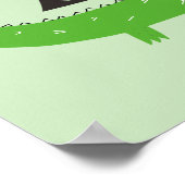 Poster Petit Alligator Aventurier (Coin)