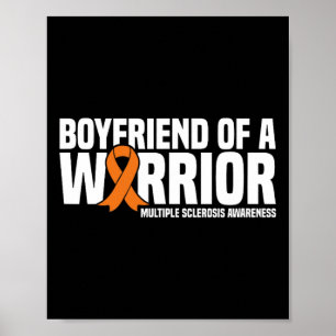 Poster Petit Amis D'Un Guerrier Ms Multiple Sclerosis Awa