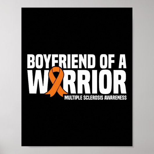 Poster Petit Amis D'Un Guerrier Ms Multiple Sclerosis Awa (Devant)