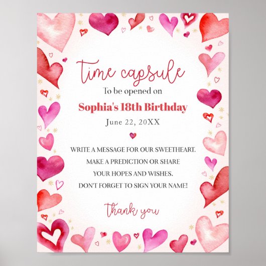 Poster Petit Amour Conseils Temps Capsule Signal (Devant)