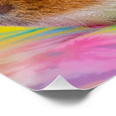 Poster Petit animal de compagnie de porc de Guinée (Coin)