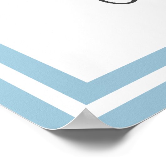 Poster Petit Arachide Eléphant bébé garçon douche Bienven (Coin)