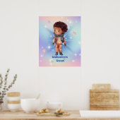 Poster Petit Astronaute Mignon (Cuisine)