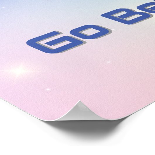 Poster Petit Astronaute Mignon avec Fusée (Coin)