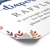 Poster Petit Baby shower Citrouille Déchets Signe (Coin)