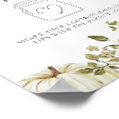 Poster Petit Baby shower Citrouille Parenting Conseil Jar (Coin)