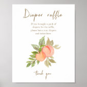 Poster Petit Baby shower de chair doux Raffle de la couch (Devant)