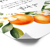 Poster Petit Baby shower de lessive de la couche inférieu (Coin)