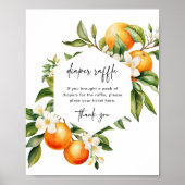 Poster Petit Baby shower de lessive de la couche inférieu (Devant)