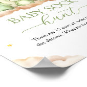 Poster Petit Baby shower Dragon Bébé Chasse Sock Signal (Coin)