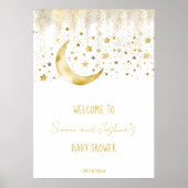 Poster Petit baby shower étoilé Twinkle (Devant)