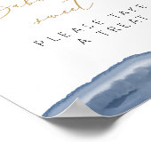 Poster Petit Baby shower Favor Signer, Les Bébés Sont Dou (Coin)